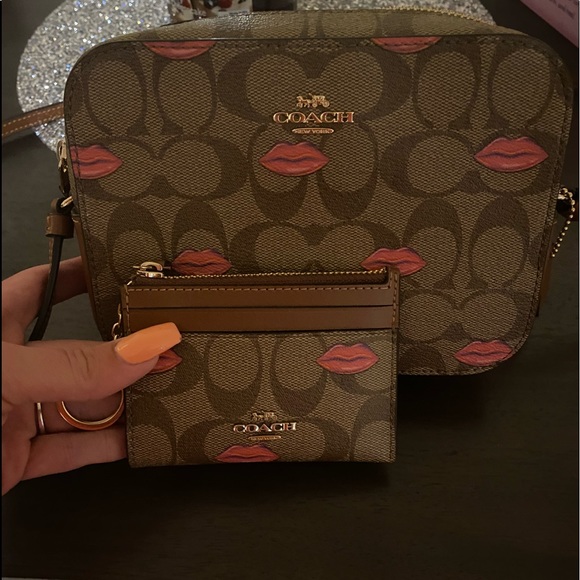 Coach Cross Body With Matching wallet